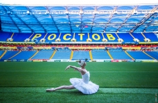 На "Ростов Арене" прошла фотосессия по мотивам балета "Лебединое озеро"